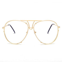 Load image into Gallery viewer, ROYAL GIRL Retro Brand Women Sunglasses Oversize Pilot Rimless 2017 Hot Summer Ombre Glasses ss627