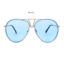 Load image into Gallery viewer, ROYAL GIRL Retro Brand Women Sunglasses Oversize Pilot Rimless 2017 Hot Summer Ombre Glasses ss627