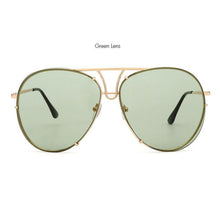 Load image into Gallery viewer, ROYAL GIRL Retro Brand Women Sunglasses Oversize Pilot Rimless 2017 Hot Summer Ombre Glasses ss627