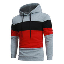 Load image into Gallery viewer, Men Red Black Hoodies &amp; Sweatshirts With Hat