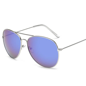 Women Square Vintage Mirrored Sunglasse