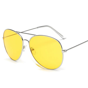 Women Square Vintage Mirrored Sunglasse