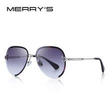 Load image into Gallery viewer, Women Rimless Pilot Sunglasses