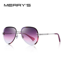 Load image into Gallery viewer, Women Rimless Pilot Sunglasses