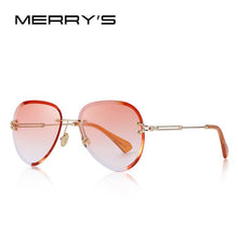 Load image into Gallery viewer, Women Rimless Pilot Sunglasses