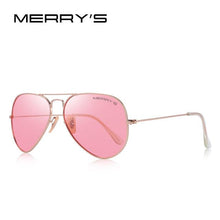 Load image into Gallery viewer, MERRY'S DESIGN Men/Women Classic Pilot Polarized Sunglasses 58mm UV400 Protection S'8025