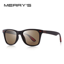 Load image into Gallery viewer, MERRY'S DESIGN Men Women Classic Retro Rivet Polarized Sunglasses Lighter Design Square Frame 100% UV Protection S'8508
